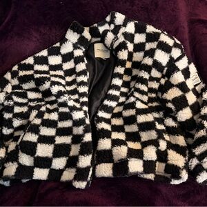 Wallflower Monochrome Checkered Jacket